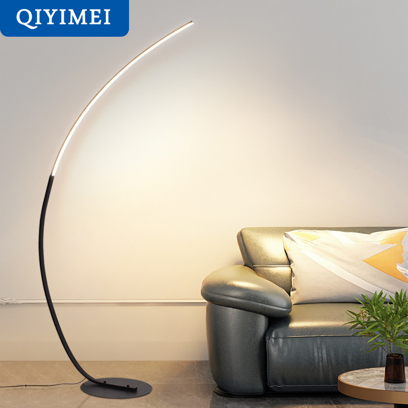 Floor Lamp Arched - Скандинавский светодиодный угловой светильник Торшеры Черный